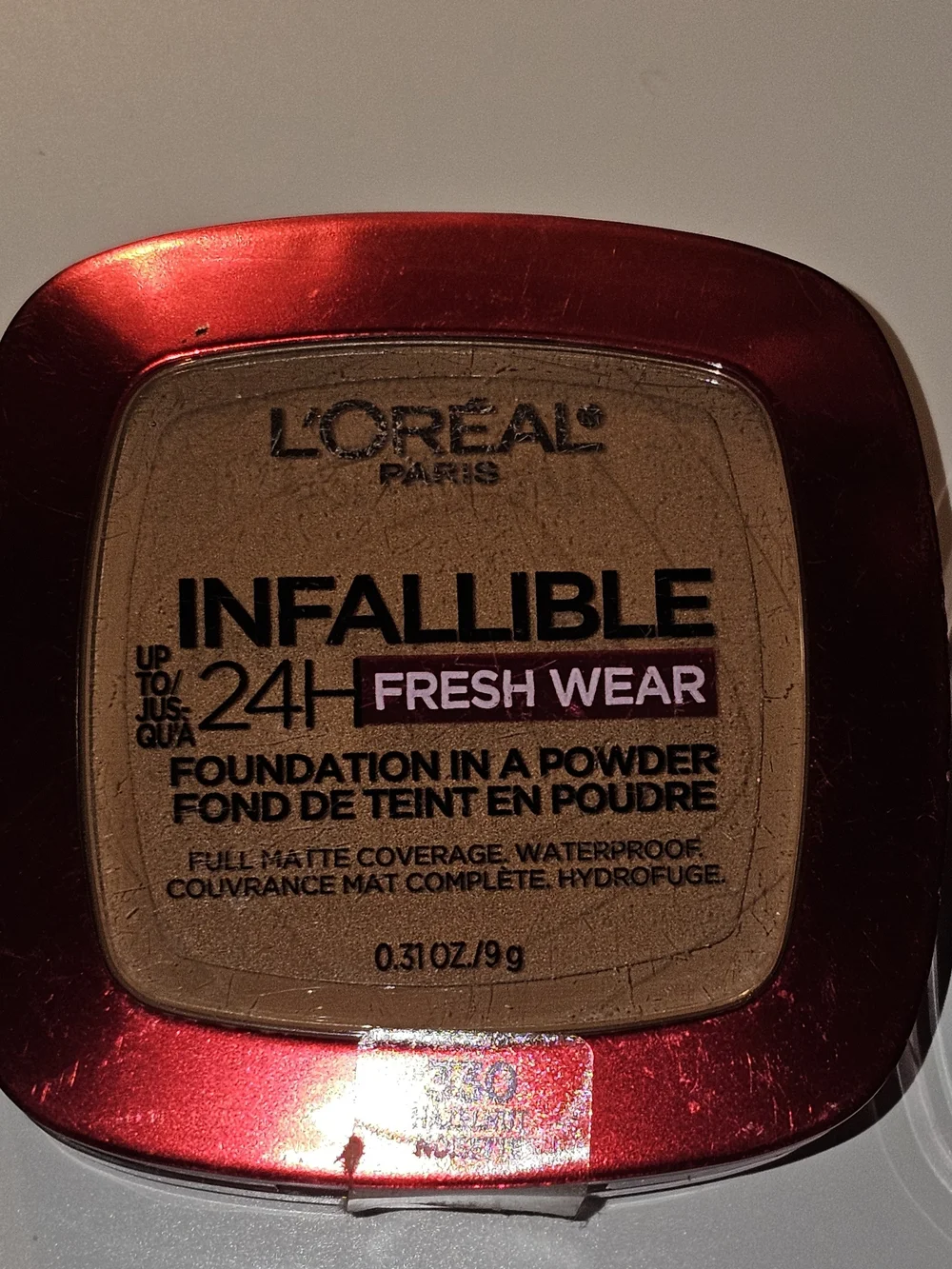 L'Oréal Infallible 24H Fresh Wear Powder Foundation - 330 Hazelnut-3 Pk